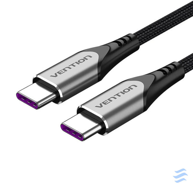 Cable USB C 2.0 to USB C Vention TAEHF PD 100W 1m (gray) USB C to USB C
