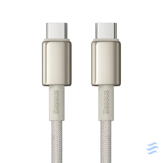 Cable USB C do USB C Baseus Tungsten Gold 100W 1m (złoty) USB C to USB C