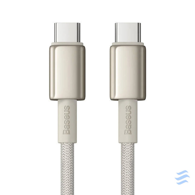 Cable USB C do USB C Baseus Tungsten Gold 100W 2m (złoty) USB C to USB C