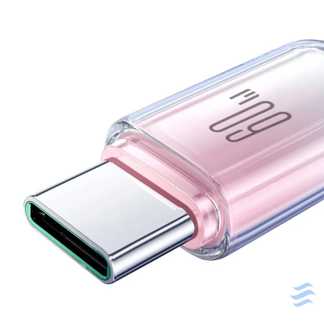 Cable USB C USB C Joyroom S A42 60W 1.2m biały USB C to USB C