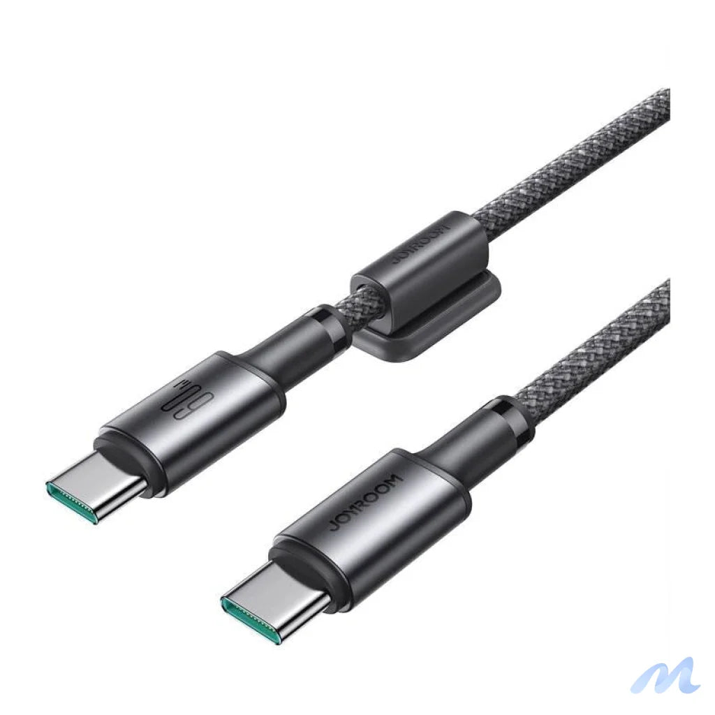 Cable USB-C - USB-C Joyroom S-A50, 60W, 1.2m szary