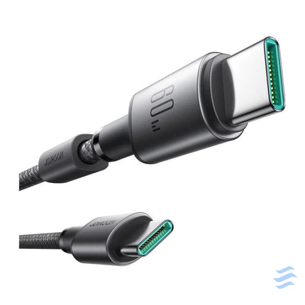 Cable USB C USB C Joyroom S A50 60W 1.2m szary USB C to USB C