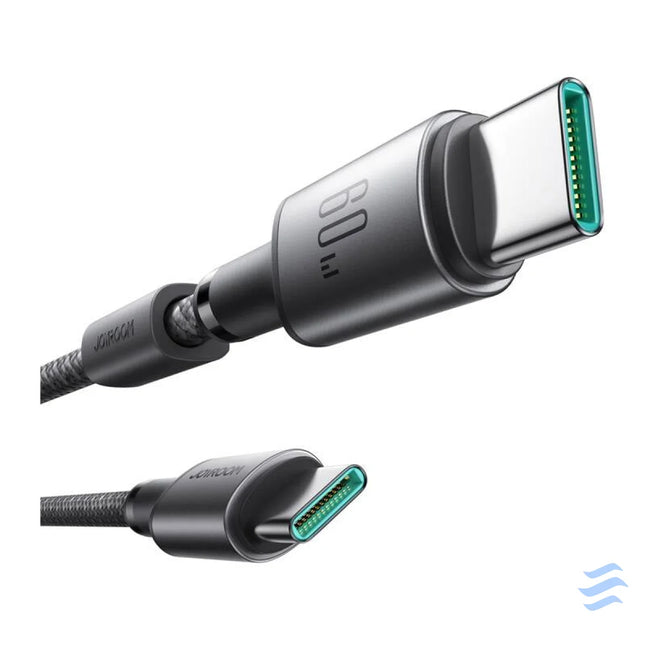 Cable USB C USB C Joyroom S A50 60W 1.2m szary USB C to USB C