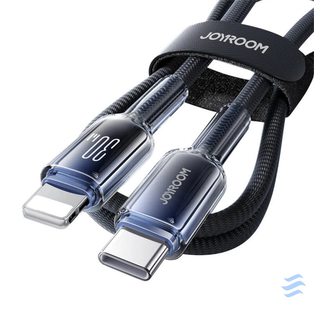 Cable USB C Lightning Joyroom S A42 30W 1.2m czarny USB C to Lightning