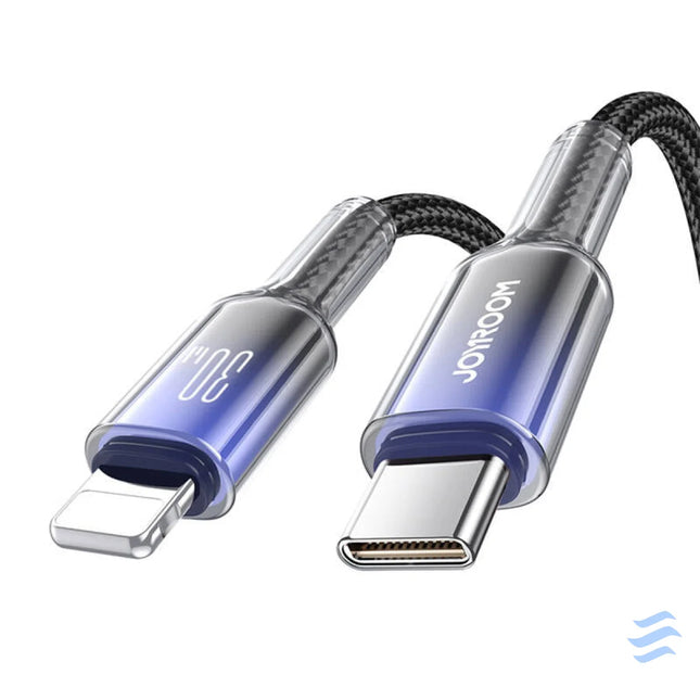 Cable USB C Lightning Joyroom S A42 30W 1.2m czarny USB C to Lightning