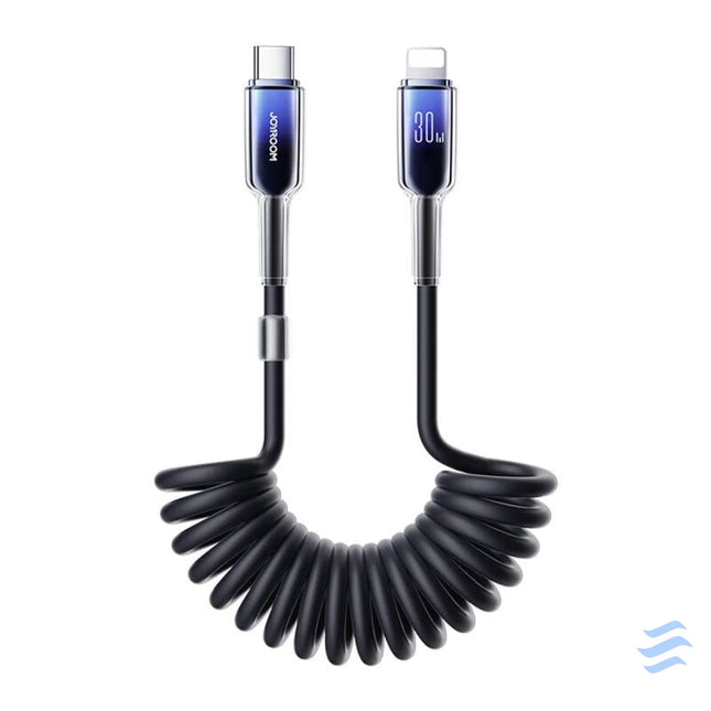 Cable USB C Lightning Joyroom S A43 30W 1,5m czarny USB C to Lightning