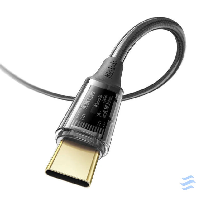 Cable USB C Mcdodo CA 2092 6A 1.8m (black) USB to USB C