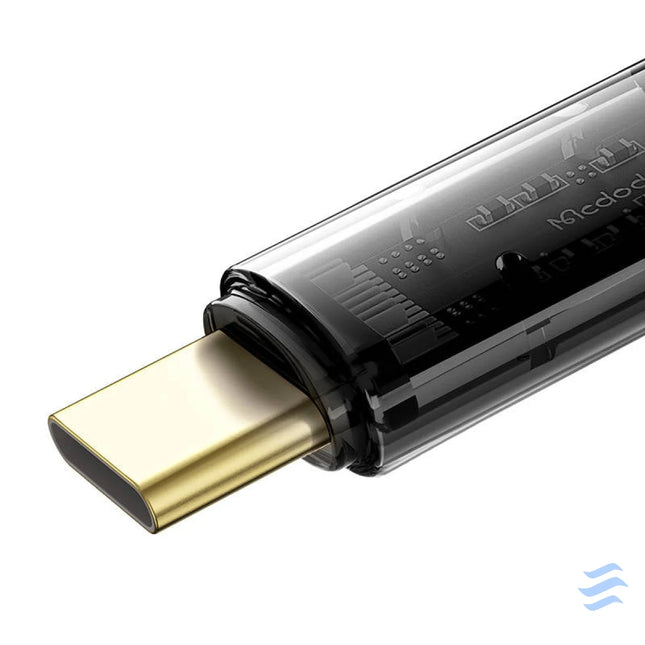 Cable USB C Mcdodo CA 2092 6A 1.8m (black) USB to USB C