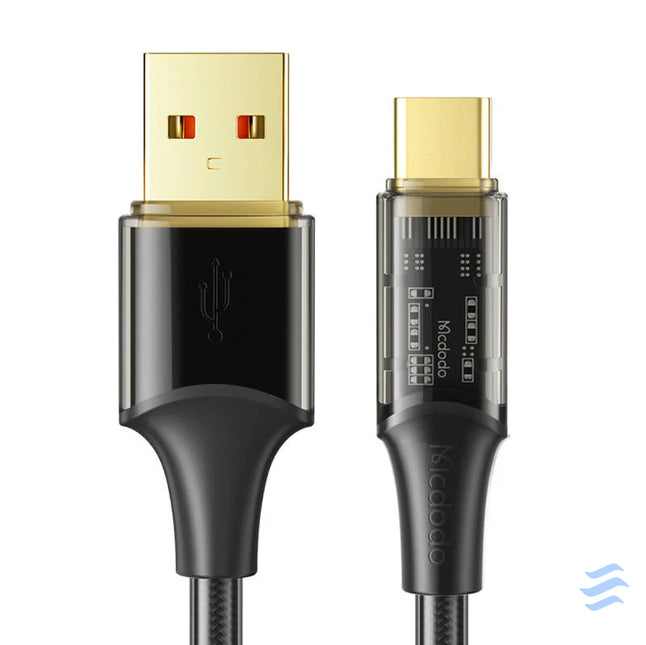 Cable USB C Mcdodo CA 2092 6A 1.8m (black) USB to USB C