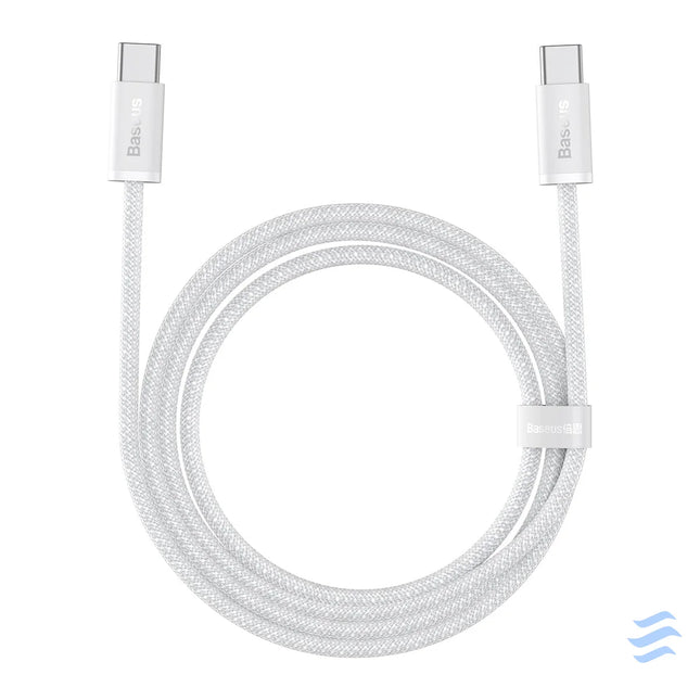 Cable USB C to USB C Baseus 100W 1m (white) USB C to USB C