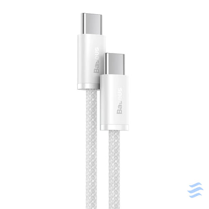 Cable USB C to USB C Baseus 100W 1m (white) USB C to USB C