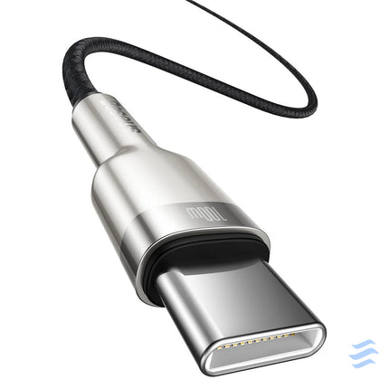 Cable USB C to USB C Baseus Cafule 100W 1m (black) USB C to USB C