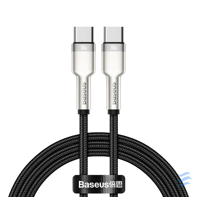 Cable USB C to USB C Baseus Cafule 100W 1m (black) USB C to USB C