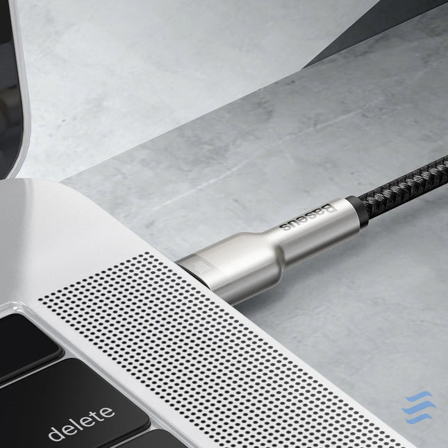 Cable USB C to USB C Baseus Cafule 100W 2m (black) USB C to USB C