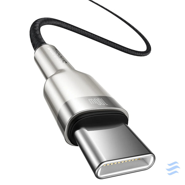 Cable USB C to USB C Baseus Cafule 100W 2m (black) USB C to USB C