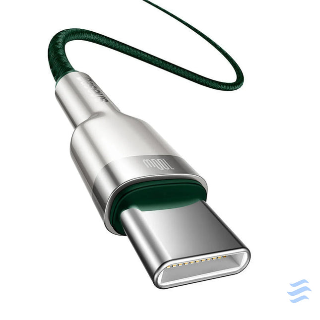 Cable USB C to USB C Baseus Cafule 100W 2m (green) USB C to USB C