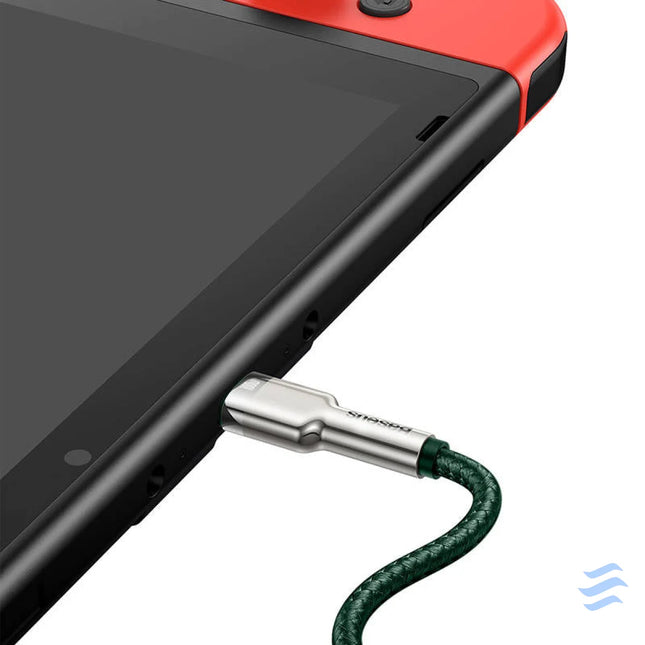 Cable USB C to USB C Baseus Cafule 100W 2m (green) USB C to USB C