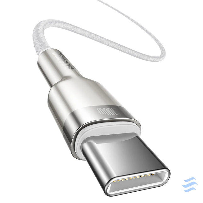 Cable USB C to USB C Baseus Cafule 100W 2m (white) USB C to USB C