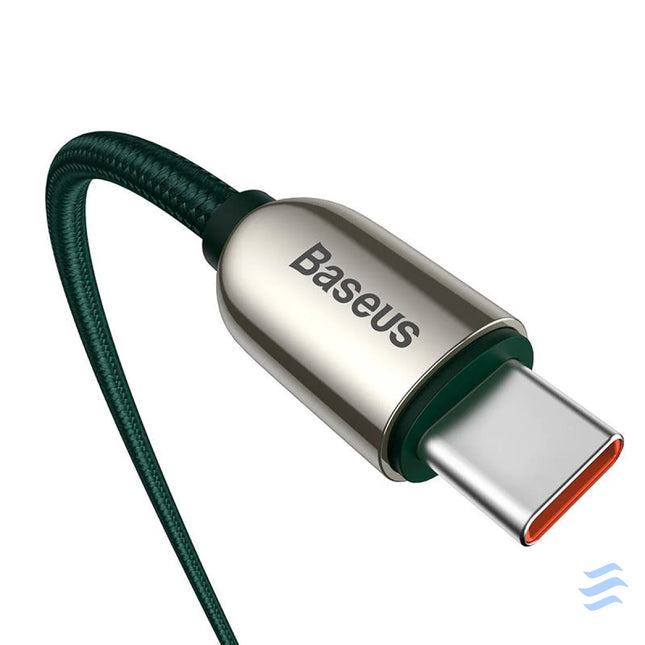 Cable USB C to USB C Baseus Display 100W 2m (green) USB C to USB C