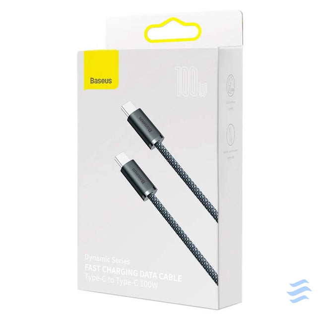 Cable USB C to USB C Baseus Dynamic Series 100W 2m (szary) USB C to USB C