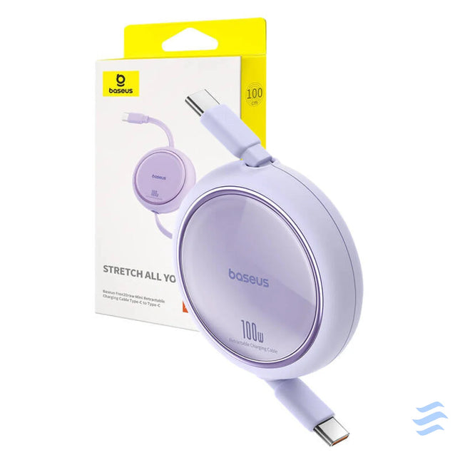 Cable USB C to USB C Baseus Free2Draw PD 100W 1m (purple) USB C to USB C