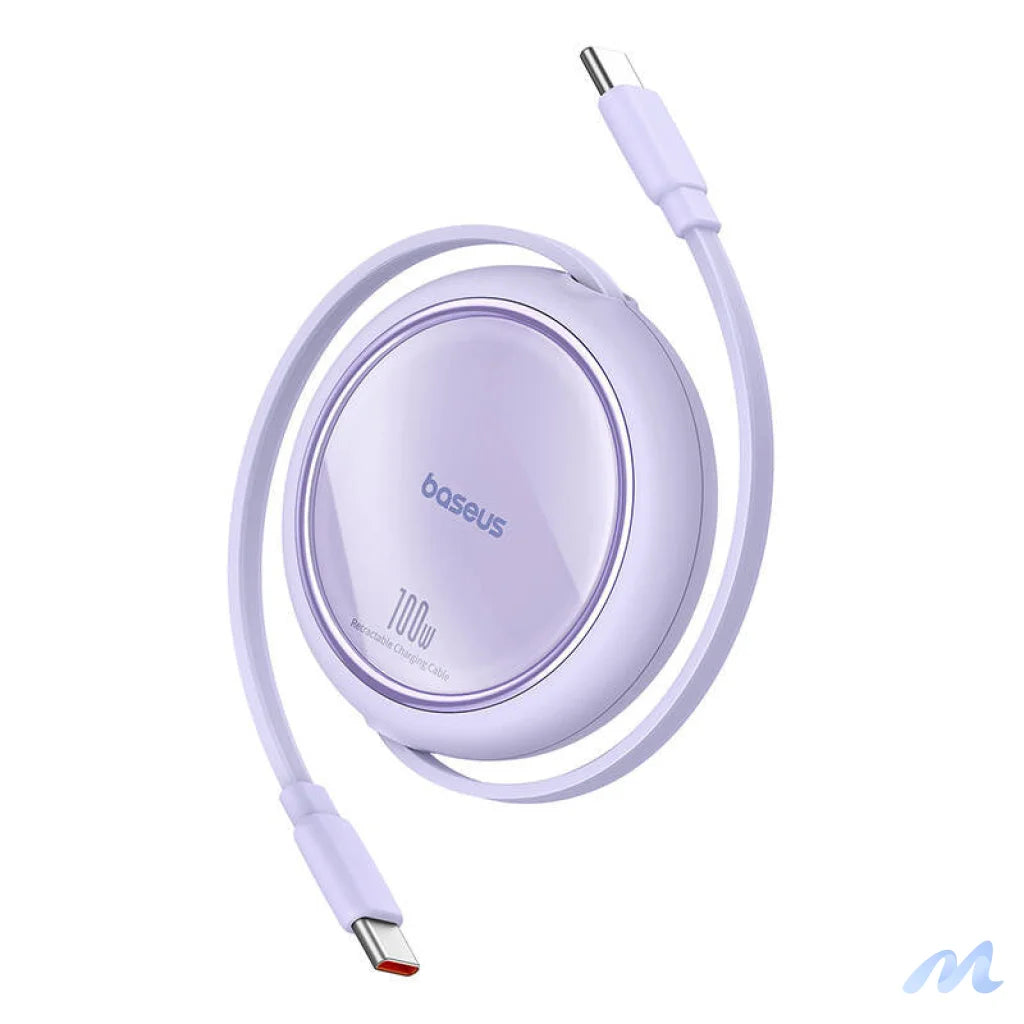 Cable USB-C to USB-C Baseus Free2Draw, PD, 100W, 1m (purple)