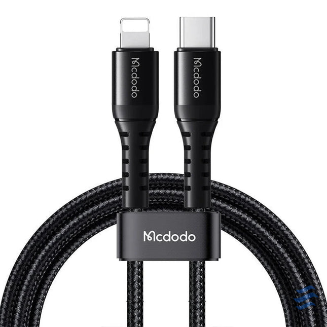 Cable USB C to lightning Mcdodo CA 5630 36W 0.2m (black) USB C to Lightning
