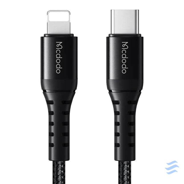 Cable USB C to lightning Mcdodo CA 5630 36W 0.2m (black) USB C to Lightning
