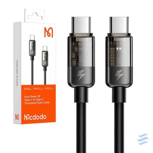 Cable USB C to USB C Mcdodo CA 2840 PD 100W 1.2m (black) USB C to USB C