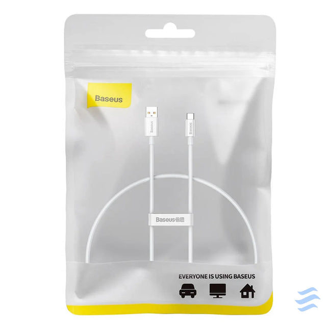 Cable USB do USB C Baseus Superior 100W 0.25m (white) USB to USB C