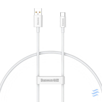 Cable USB do USB C Baseus Superior 100W 0.25m (white) USB to USB C