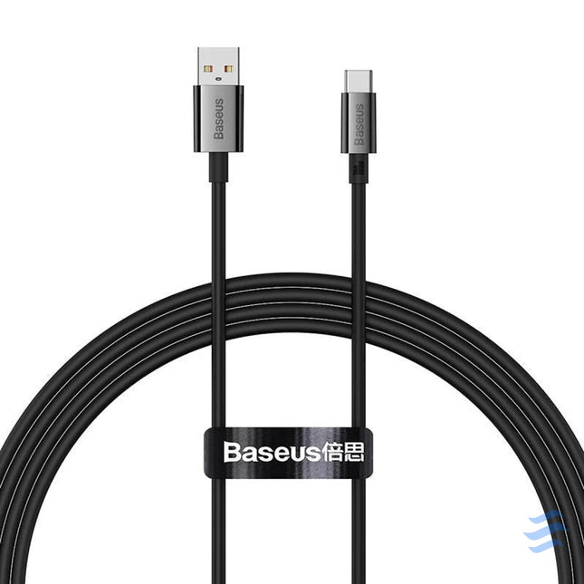 Cable USB do USB C Baseus Superior 100W 1,5m (black) USB to USB C