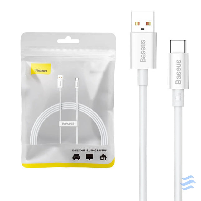 Cable USB do USB C Baseus Superior 100W 1.5m (white) USB to USB C