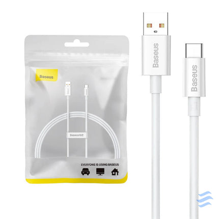 Cable USB do USB C Baseus Superior 100W 1m (white) USB to USB C