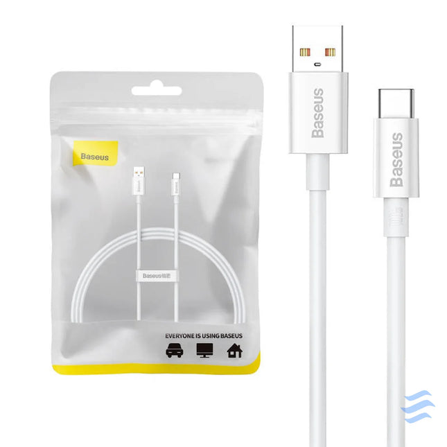 Cable USB do USB C Baseus Superior 100W 1m (white) USB to USB C