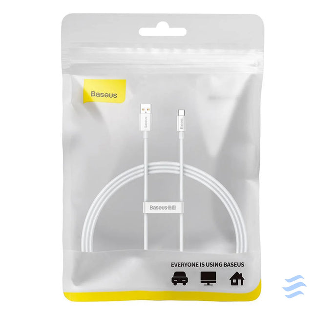 Cable USB do USB C Baseus Superior 100W 1m (white) USB to USB C