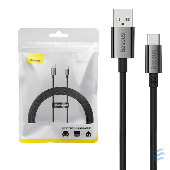 Cable USB do USB C Baseus Superior 100W 2m (black) USB to USB C