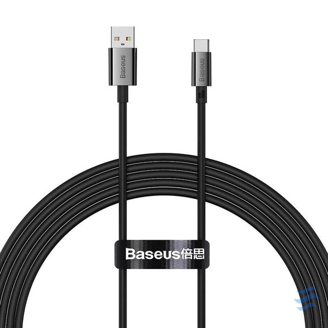 Cable USB do USB C Baseus Superior 100W 2m (black) USB to USB C