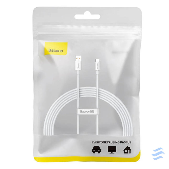 Cable USB do USB C Baseus Superior 100W 2m (white) USB to USB C