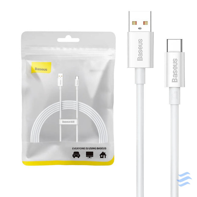 Cable USB do USB C Baseus Superior 100W 2m (white) USB to USB C