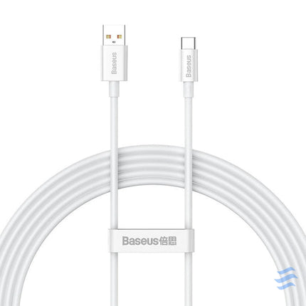 Cable USB do USB C Baseus Superior 100W 2m (white) USB to USB C