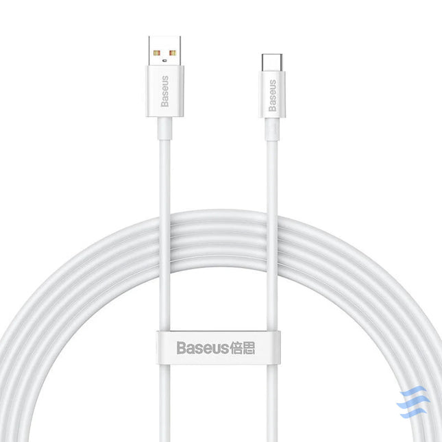 Cable USB do USB C Baseus Superior 100W 2m (white) USB to USB C