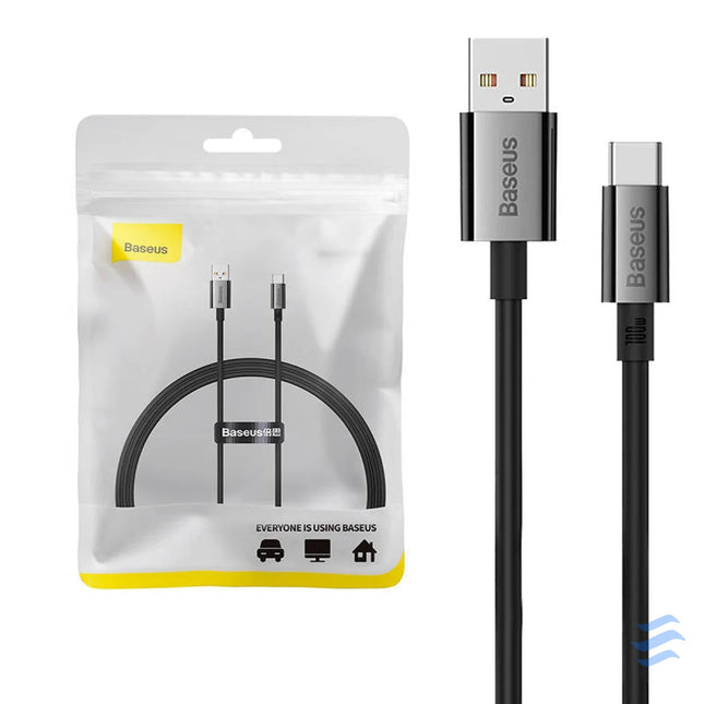 Cable USB do USB C Baseus Superior100W 1m (black) USB to USB C