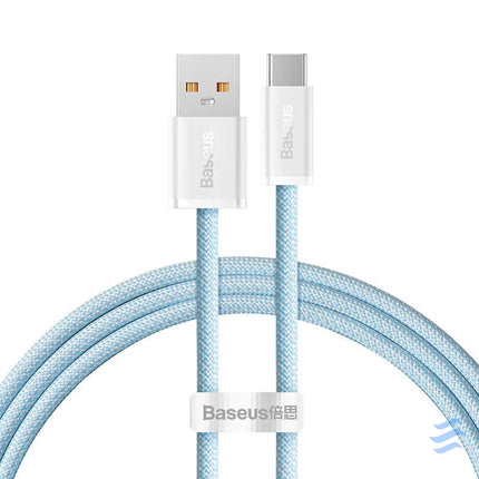 Cable USB to USB C Baseus Dynamic Series 100W 1m (blue) USB to USB C