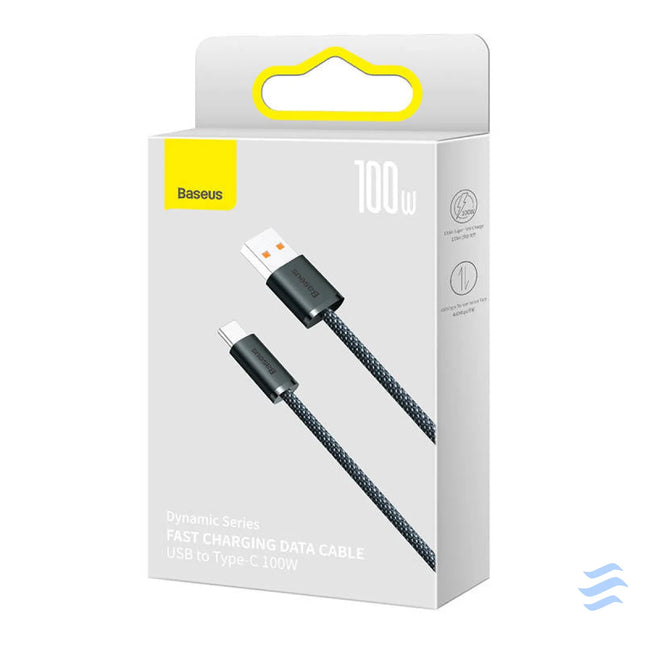 Cable USB to USB C Baseus Dynamic Series 100W 2m (black) USB to USB C