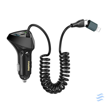 Cabled car charger Remax RCC328 20V + 22,5W PD + QC Car chargers