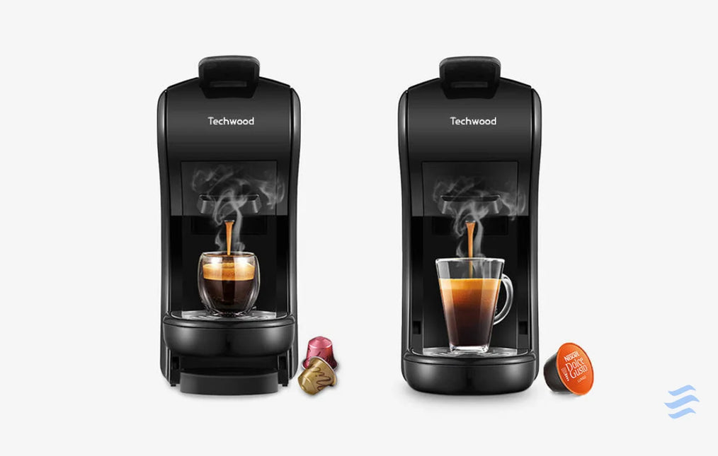 Capsule coffee maker Techwood TCA 196N (black) Coffee makers