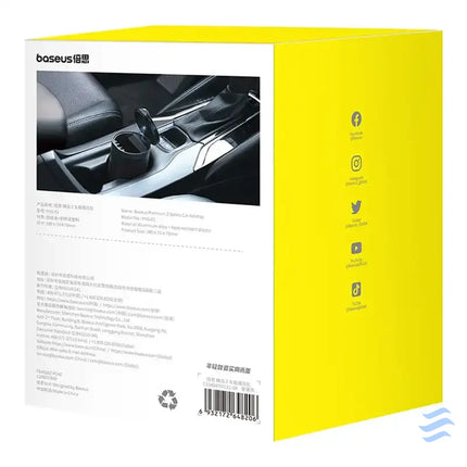 Car Ashtray Baseus Premium 2 (black) Storage