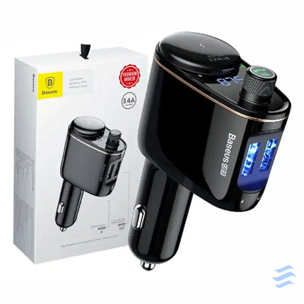 Car Bluetooth MP3 Player Baseus S 06Black OS Car transmitters