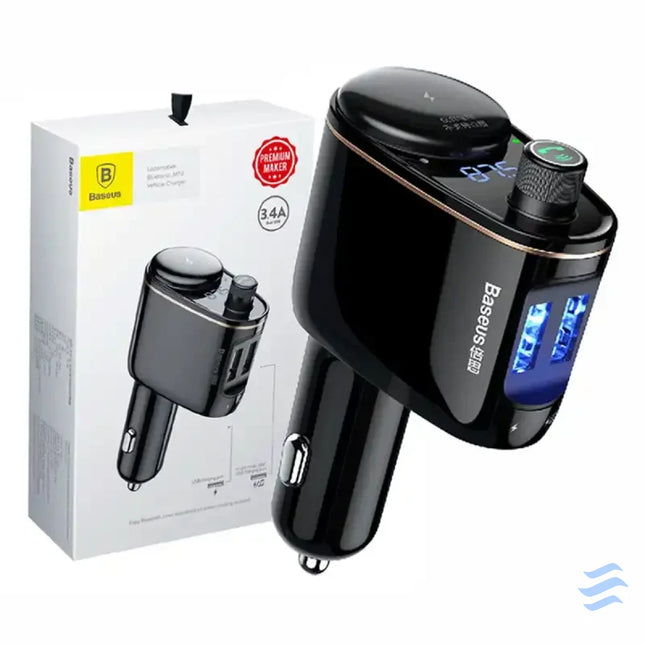 Car Bluetooth MP3 Player Baseus S 06Black OS Car transmitters